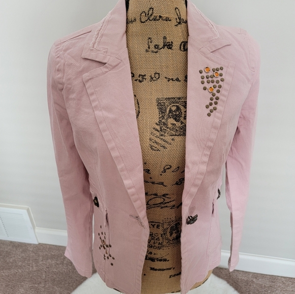 Cell jeweled pink jacket - Picture 1 of 4